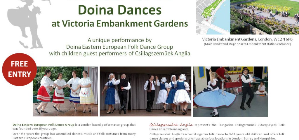 Doina Dances with Csillagszeműek Anglia guest performance