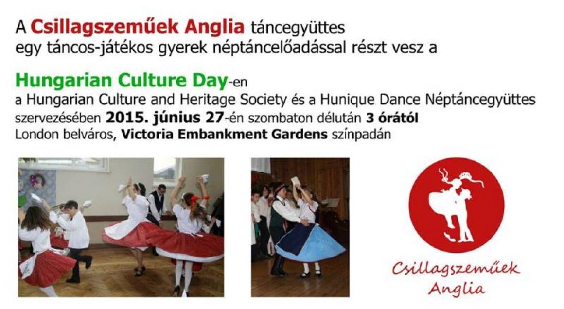 Csillagszeműek Anglia fellépése a Hungarian Culture Day-en